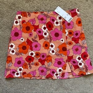 NWT Urban Outfitters Retro Floral Skirt